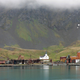 The mostly abandoned town of Grytviken on South Georgia island. Cropped from original panorama.